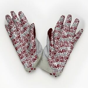 Adidas Adizero Three Stripe Life Football Gloves - Medium - NEW **DAMAGED**